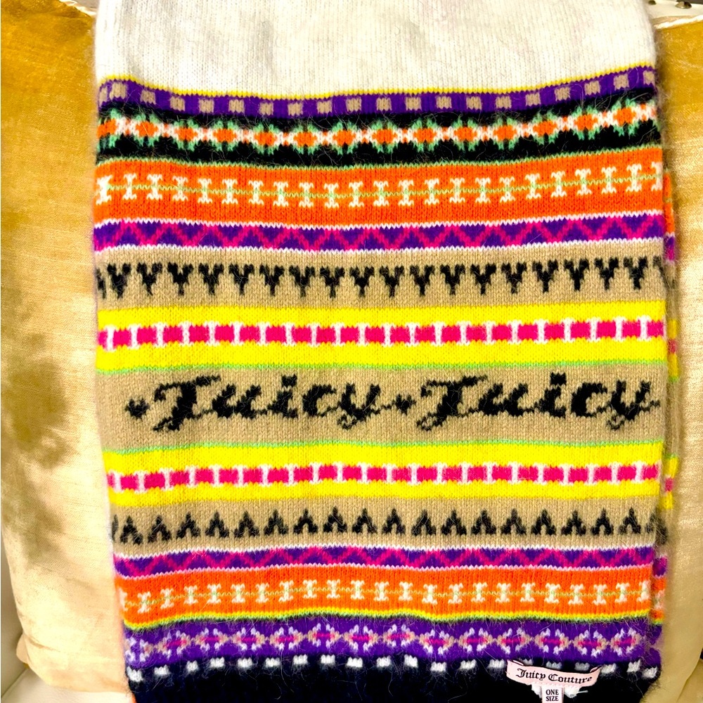 Juicy Couture color block scarf